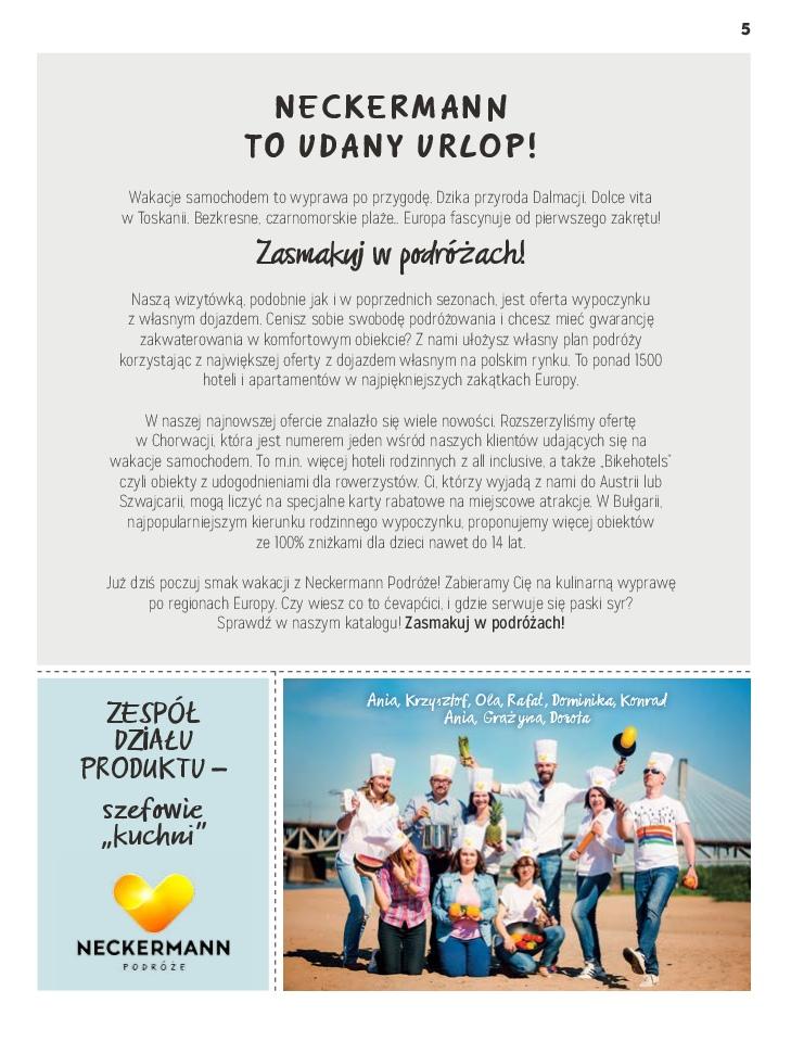 Gazetka promocyjna Neckermann str. 5