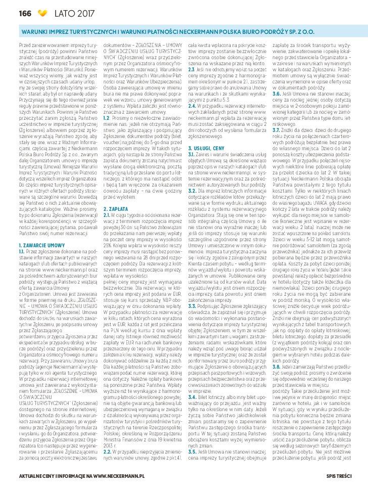 Gazetka promocyjna Neckermann str. 166